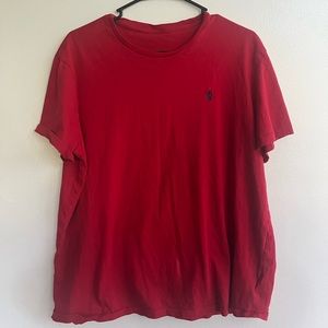 Polo by Ralph Lauren RED T shirt Large (no tag)